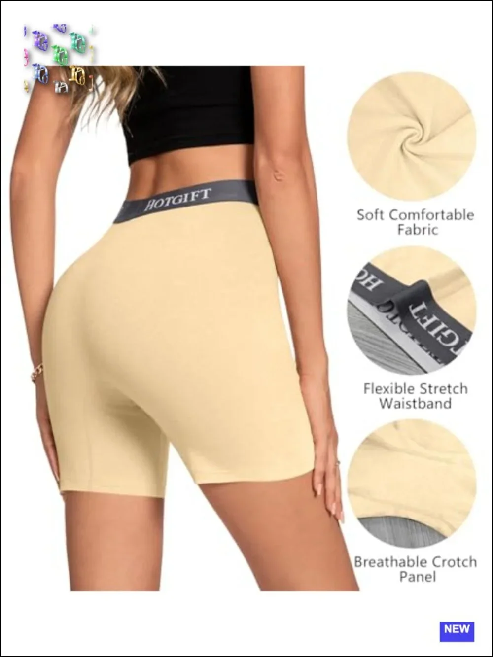 Cotton Boyshorts Boxer Shorts 4 Pack Anti Chafing Bike Shorts